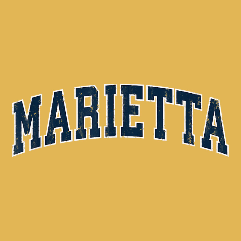 Marietta Georgia Ga Vintage Sports Design Navy Design T Shirt Vintage Hoodie And Short Set | Artistshot