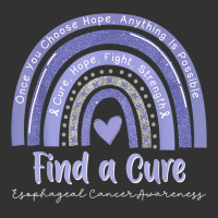 Rainbow Cure Hope Fight Strength Esophageal Cancer Awareness T Shirt Baby Bodysuit | Artistshot