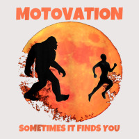 Motivation Sometimes Finds You Bigfoot Moon Silhouette Funny Tank Top Pocket T-shirt | Artistshot