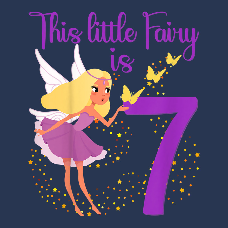 Kids Little Fairy Girl 7th Birthday 7 Years Old Fairy Party Theme T Sh 