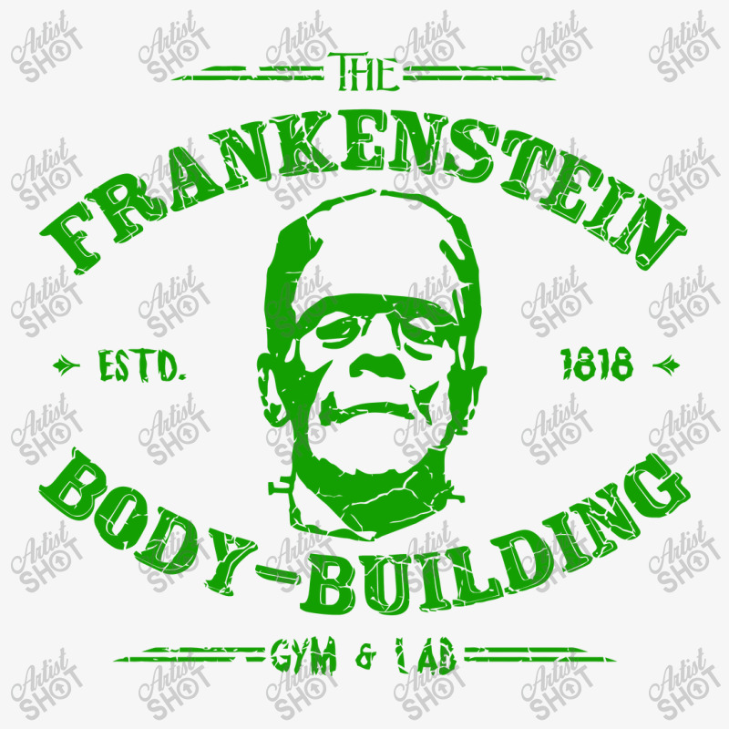 Frankenstein Body Building, Distressed   Frankenstein Ladies Fitted T-Shirt by samanthakellyriley | Artistshot