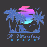 St. Petersburg Beach St Pete Florida Vacation Vintage Sunset Ladies Curvy T-shirt | Artistshot