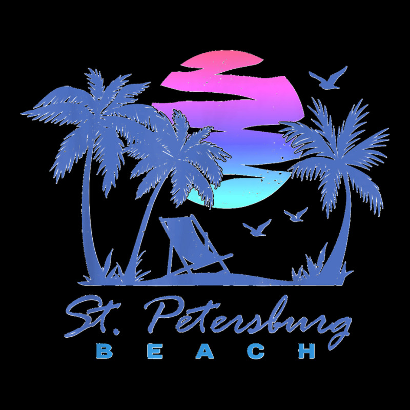 St. Petersburg Beach St Pete Florida Vacation Vintage Sunset Maternity Scoop Neck T-shirt by LisaMarieRangel | Artistshot