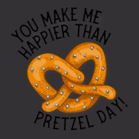 You Make Me Happier Than Pretzel Day The Office Us Vintage Hoodie | Artistshot