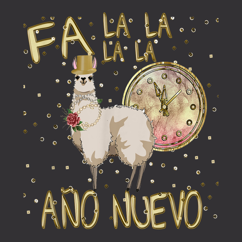 Fa La La Ano Nuevo  Graciosa Llama  T Shirt Apparel Gift Vintage Hoodie And Short Set | Artistshot