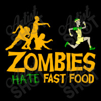 Zombies Hate Fast Food V-neck Tee | Artistshot