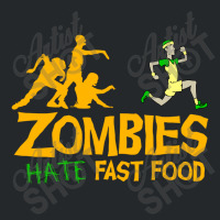 Zombies Hate Fast Food Crewneck Sweatshirt | Artistshot