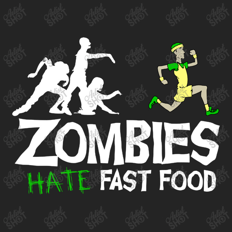 Zombies Hate Fast Food 3/4 Sleeve Shirt | Artistshot