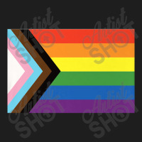 Progress Pride Flag National Pride Gift Classic T-shirt | Artistshot