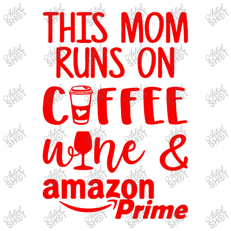 This Mom Runs On Coffee Zipper Hoodie | Artistshot