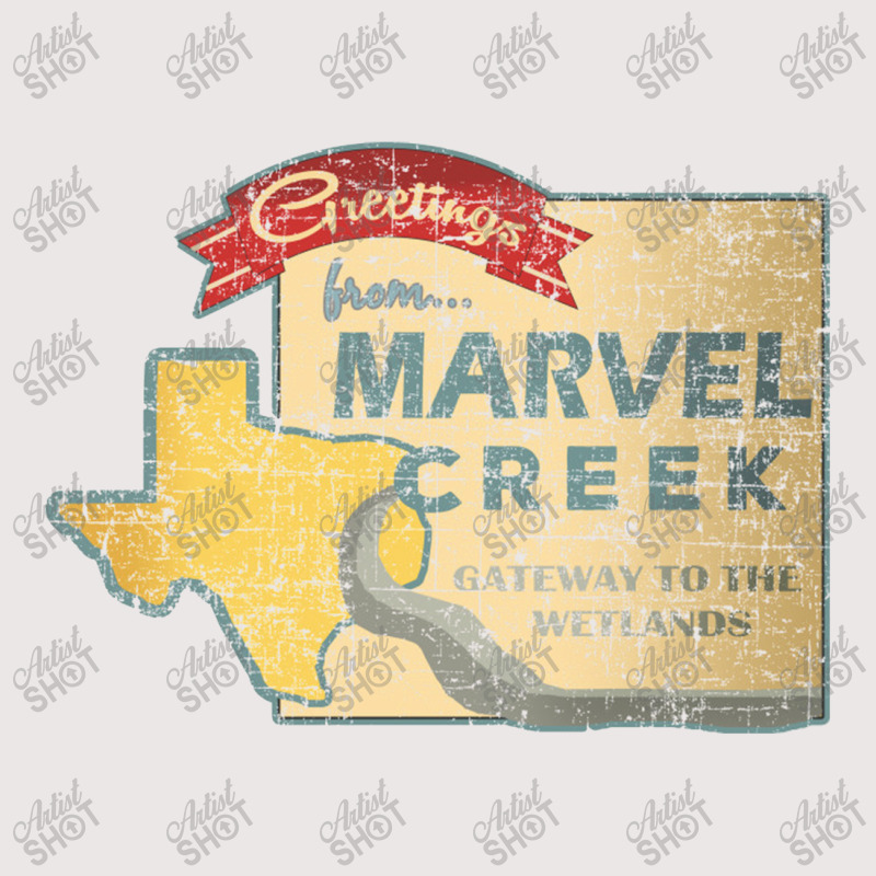 Greetings From  Creek, Distressed    Hap And Leonard Pocket T-shirt | Artistshot