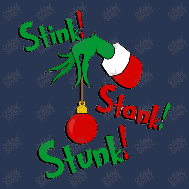 Grinch   Stink! Stank! Stunk! (non Distressed)    Grinch Men Denim Jacket | Artistshot