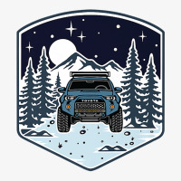 Trail 4runner Overland Night Vibes   Cav Blue Premium T Shirt Ladies Fitted T-shirt | Artistshot