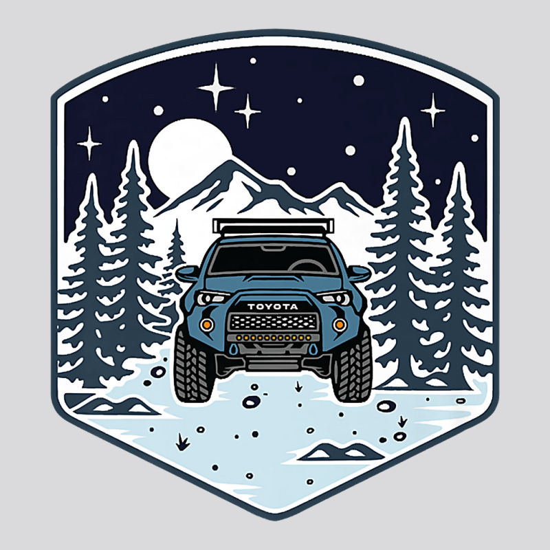 Trail 4runner Overland Night Vibes   Cav Blue Premium T Shirt Women's Triblend Scoop T-shirt by cm-arts | Artistshot