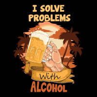 I Solve Problems With Alcohol Men's Long Sleeve Pajama Set | Artistshot