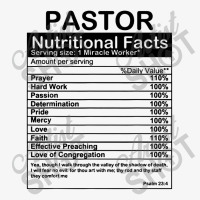 Pastor Nutritional Facts Ladies Fitted T-shirt | Artistshot