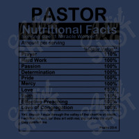 Pastor Nutritional Facts Ladies Denim Jacket | Artistshot