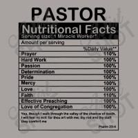 Pastor Nutritional Facts Racerback Tank | Artistshot