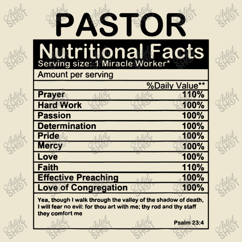 Pastor Nutritional Facts Cropped Hoodie by Korexapi | Artistshot