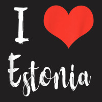 I Love Estonia T Shirt T-shirt | Artistshot