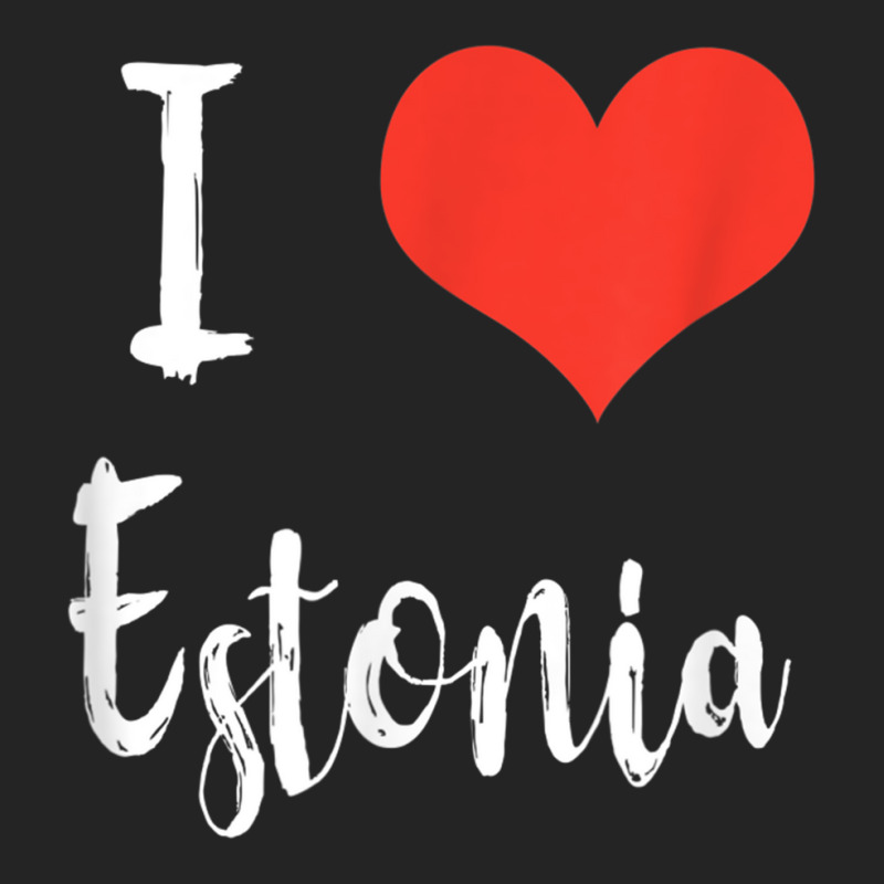 I Love Estonia T Shirt 3/4 Sleeve Shirt | Artistshot