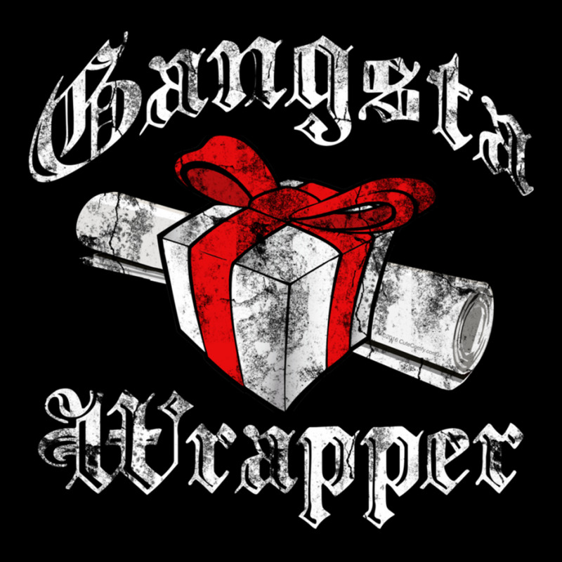 Funny Christmas T Shirt Long Sleeve Gangsta Wrapper Baby Tee | Artistshot