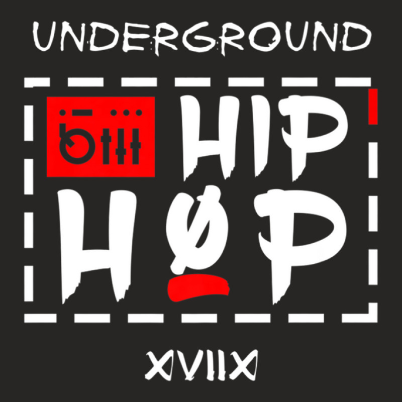 Hip Hop Underground Rap Music Ladies Fitted T-Shirt by AliBeatriz | Artistshot