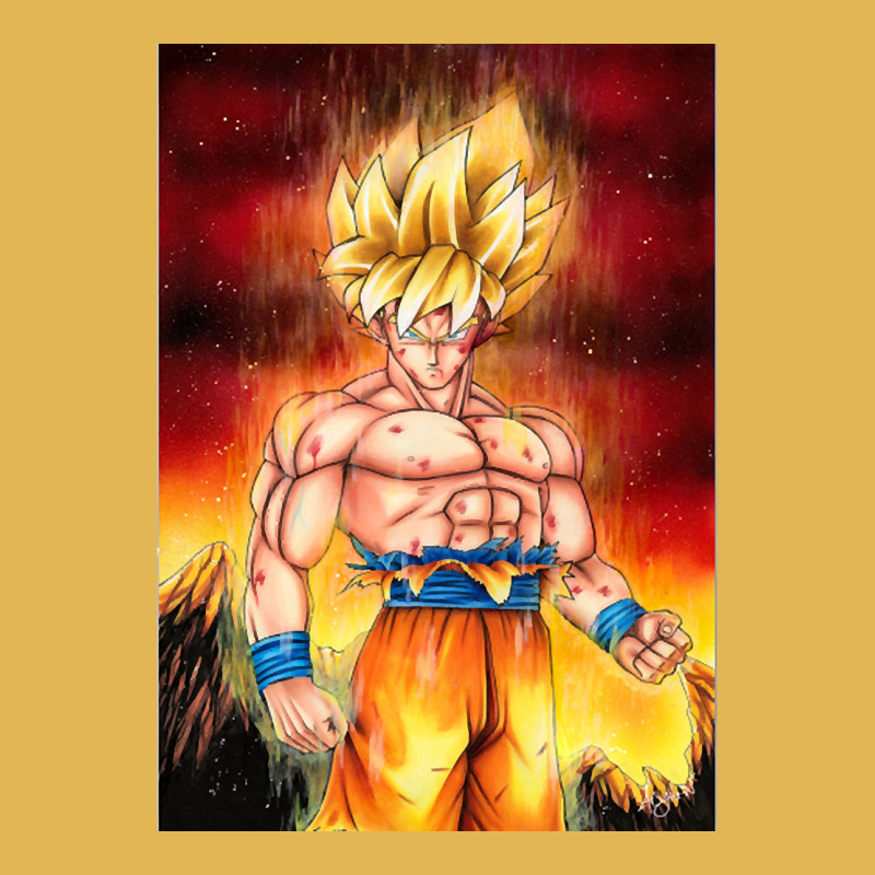 Goku Ssj Figure Class Vintage Hoodie And Short Set by greggjvandervor | Artistshot