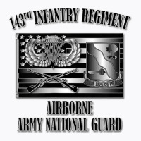 Womens 143rd Infantry Regiment (airborne) (back Design) V Neck T Shirt T-shirt | Artistshot