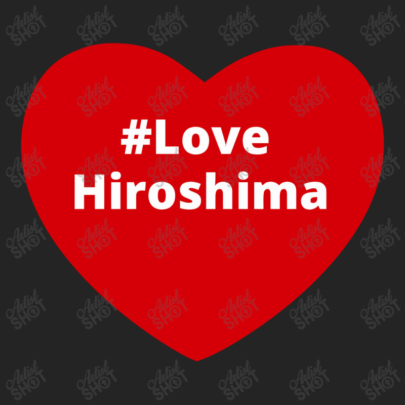 Love Hiroshima, Hashtag Heart, Love Hiroshima 3/4 Sleeve Shirt | Artistshot