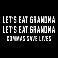 Commas Save Lives Funny Grammar T Shirt Cropped Sweater | Artistshot