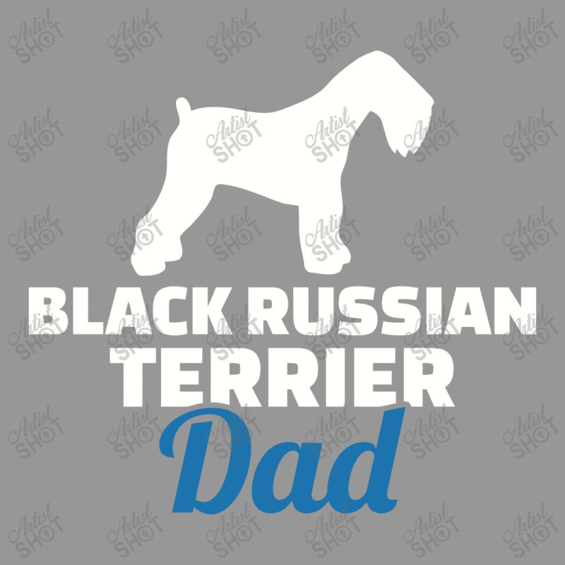 Black Russian Terrier Dad, Black Russian Terrier Women's V-Neck T-Shirt by zunkgm | Artistshot