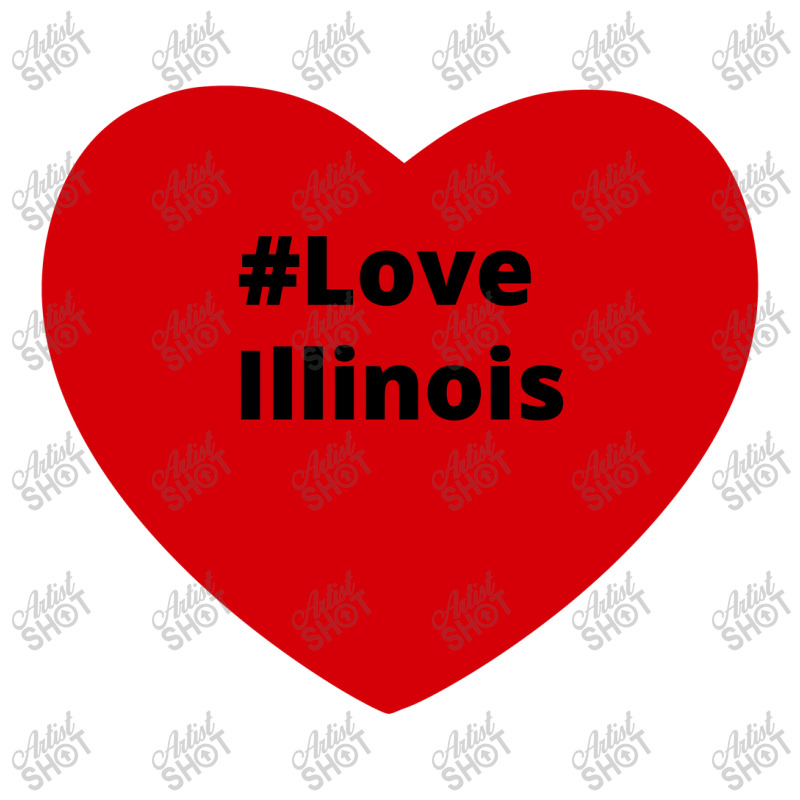 Love Illinois, Hashtag Heart, Love Illinois 2 Baby Tee by chillinxs | Artistshot