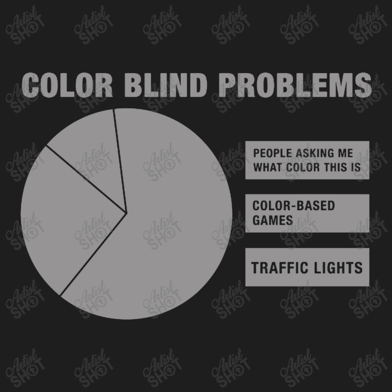 Color Blind Problems Classic T-shirt by Mblentot | Artistshot