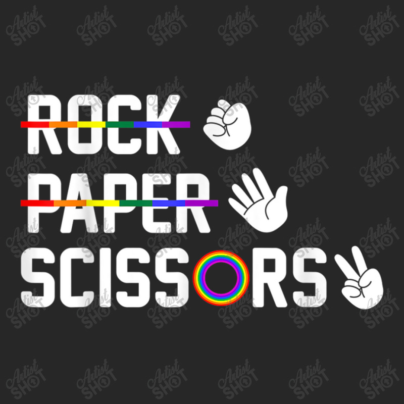 Rock Paper Scissors Gay Lesbian Lgbt Pride Men's T-shirt Pajama Set | Artistshot