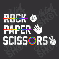 Rock Paper Scissors Gay Lesbian Lgbt Pride Vintage Hoodie And Short Set | Artistshot