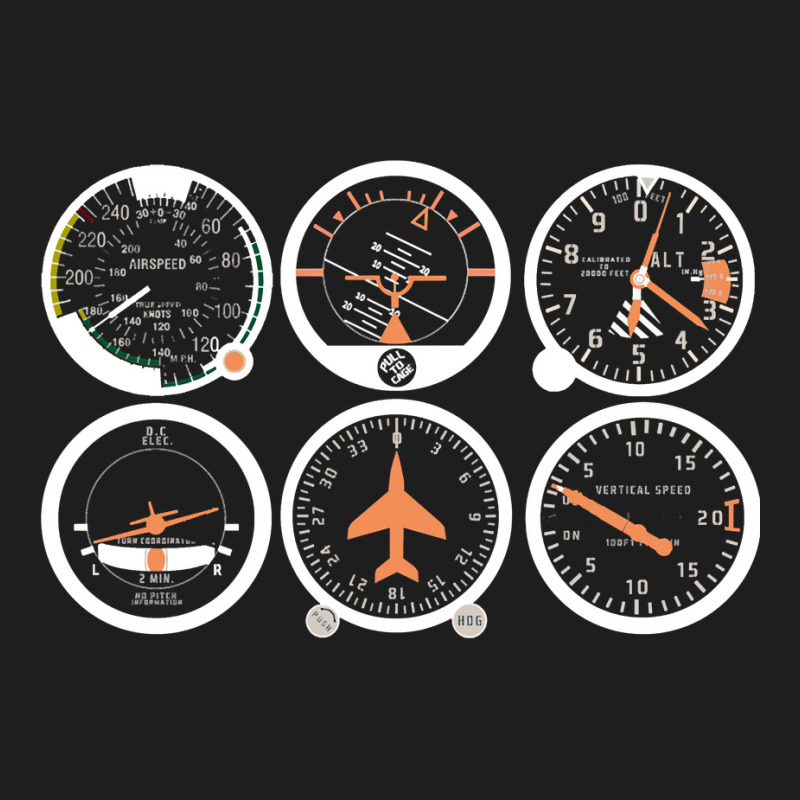 Basic Six Flight Instruments Classic T-shirt by CharlesDiya | Artistshot