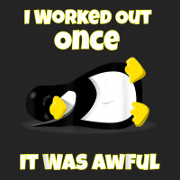 I Worked Out Once It Was Awful Penguin T Shirt 3/4 Sleeve Shirt | Artistshot