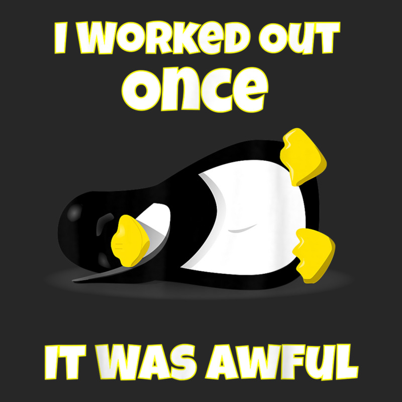 I Worked Out Once It Was Awful Penguin T Shirt Men's T-shirt Pajama Set by cm-arts | Artistshot