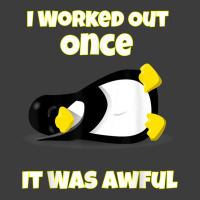 I Worked Out Once It Was Awful Penguin T Shirt Men's Polo Shirt | Artistshot