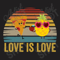 Love Cute Pride Pineapple Pizza T-shirt | Artistshot