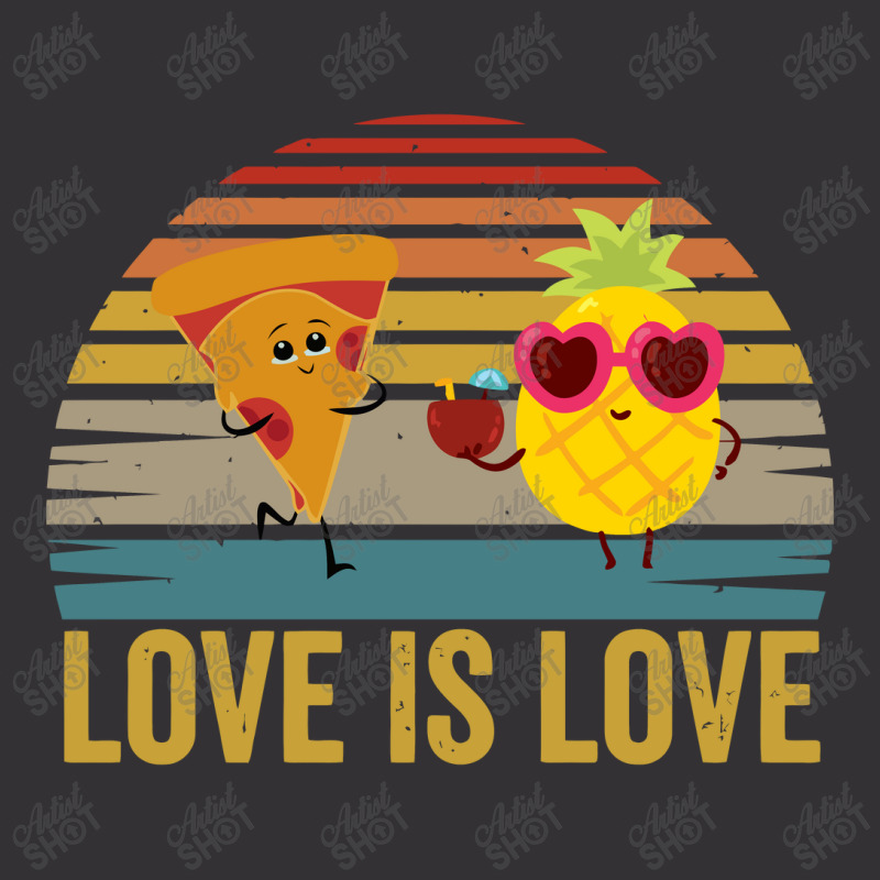 Love Cute Pride Pineapple Pizza Vintage Hoodie | Artistshot