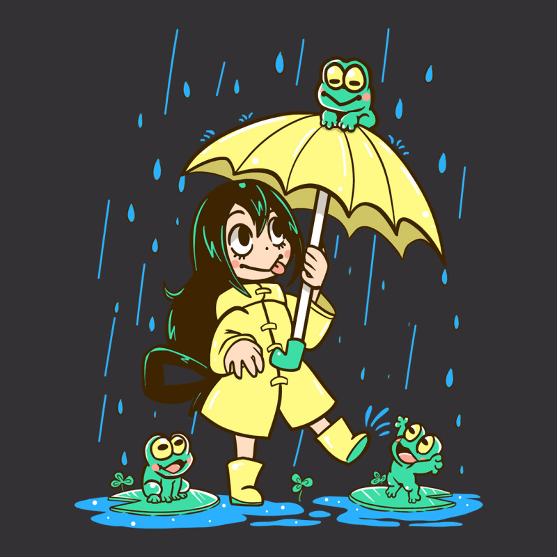 Best Frog Girl Vintage Hoodie by CharlesDiya | Artistshot