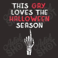 This Gay Loves The Halloween Season Funny Pride Racerback Tank | Artistshot