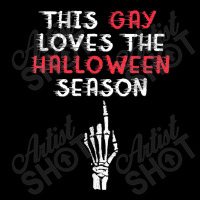 This Gay Loves The Halloween Season Funny Pride Cropped Sweater | Artistshot