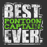 Best Pontoon Captain Ever Boat Lake Distressed Long T Shirt Baby Bodysuit | Artistshot