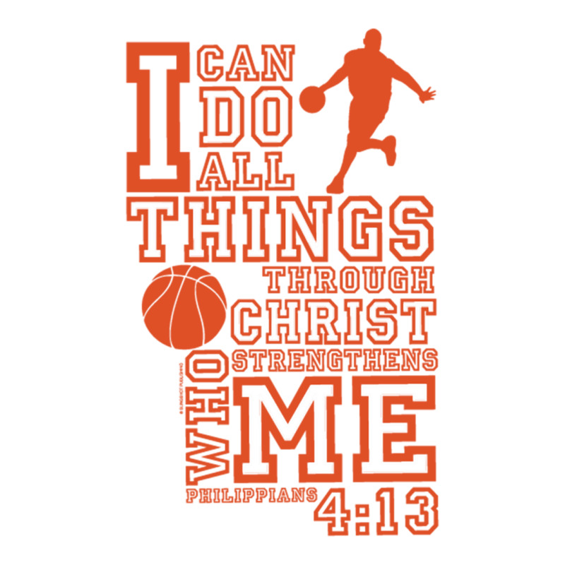 Slingshot  I Can Do All Things Basketball Sweatshirt Crewneck Sweatshirt | Artistshot