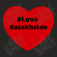 Love Kazakhstan, Hashtag Heart, Love 2 Ladies Fitted T-shirt | Artistshot