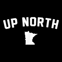 Up North Minnesota Text Adjustable Cap | Artistshot