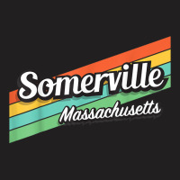 Somerville Massachusetts Retro Vintage T Shirt T-shirt | Artistshot